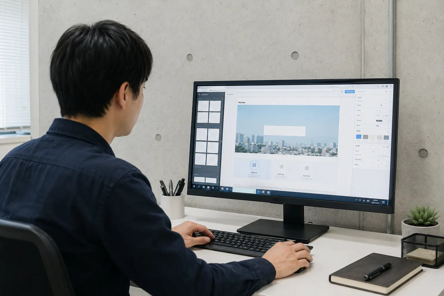Web編集業務のイメージ
