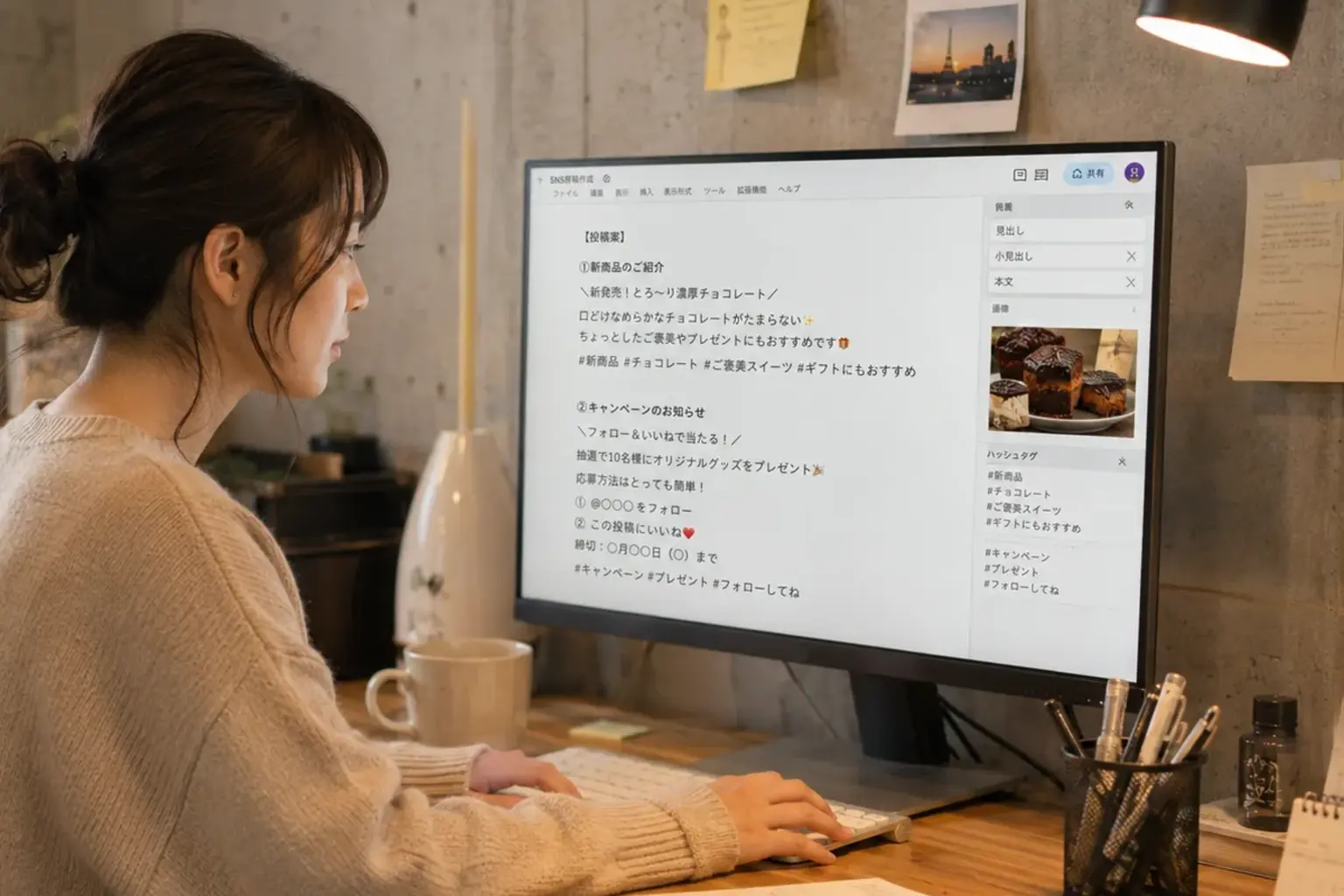 ライティング業務のイメージ